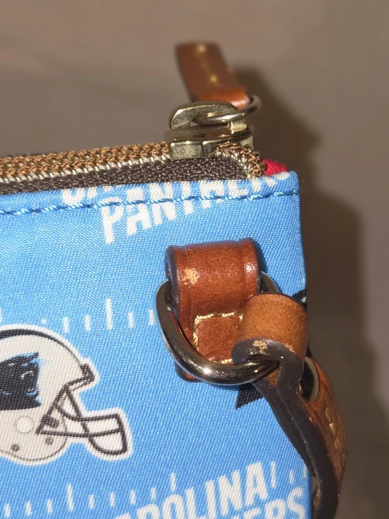 Dooney & Bourke Carolina Panthers Crossbody Bag NFL Team Logo Small Purse - Picture 8 of 10